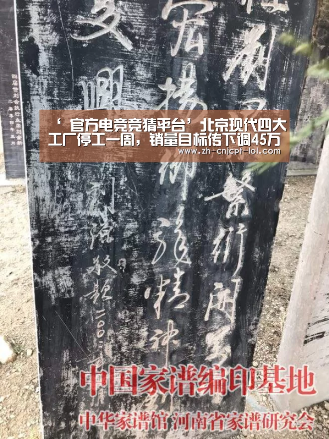 ‘ 官方电竞竞猜平台’北京现代四大工厂停工一周,销量目标传下调45万辆(图3) 官方电竞竞猜平台