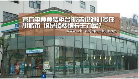 官方电竞竞猜平台|报告说他们多在小城市 谁是消费增长主力军?(图3) 官方电竞竞猜平台